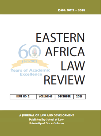 					View Vol. 48 No. 2 (2021): Eastern Africa Law Review
				