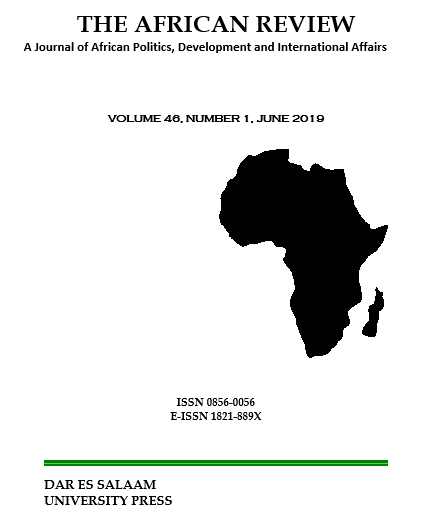 					View Vol. 46 No. 1 (2019): The African Review
				