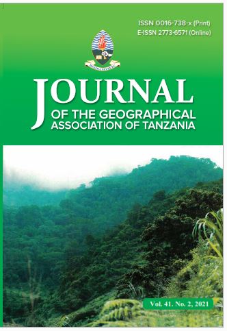 					View Vol. 42 No. 1 (2022): Journal of the Geographical Association of Tanzania
				